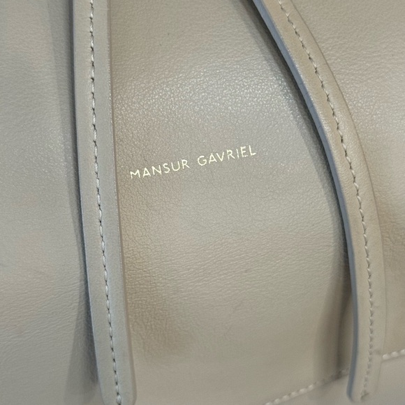 Mansur Gavriel Cream Leather Lady Bag - Picture 13 of 17